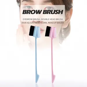 Professional Hair Styling for Women & GirlsDouble Side 3 In 1 Edge Brush For bangs Hair (Color lsSent Random)