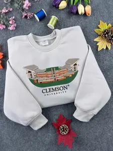 Clemson University Embroidered Sweatshirt/Hoodie
