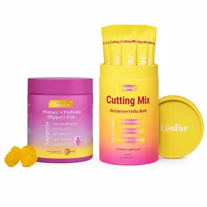[Live Exclusive] LeeFar Glow Up Duo - She Juicy Women's Probiotic + Slippery Elm & Cutting Mix with
