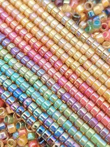 Vintage Rainbow Glass Seed Beads, 1 Pack (1200 Pcs), DIY Crafts, Bracelets, Jewelry Making, Art Supplies, Sewing & Decorative Beads, DIY Beading Accessories