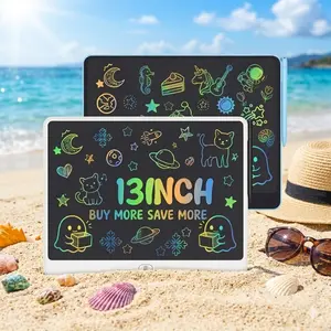 2-Pack 13-Inch LCD Writing Tablet, Mess-Free Digital Drawing Pad for Kids Ages 3-8, Toddler Travel Essentials, Educational Arts & Crafts Gifts for Road Trip Activities