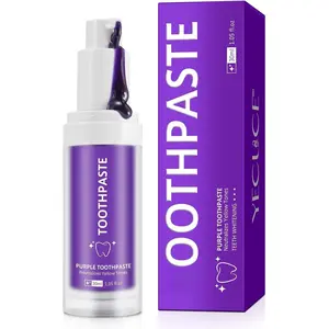 Purple Toothpaste, Teeth Whitening Colour Corrector Toothpaste for Teeth Whitening V34