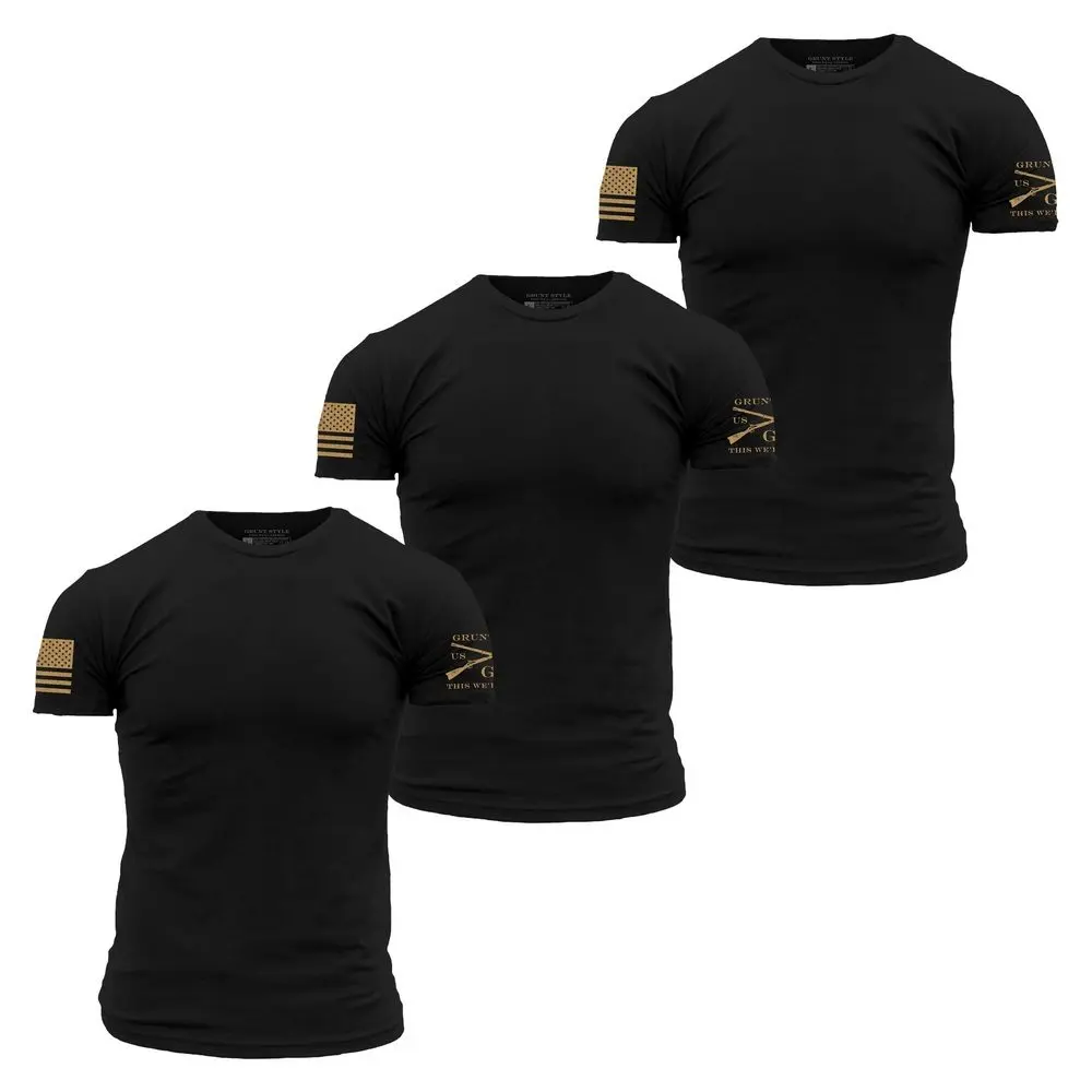 Basic T-Shirts - Black - 3 Pack