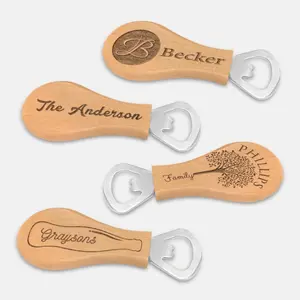Exclusive Sale - Personalized Maple Magnetic Bottle Opener