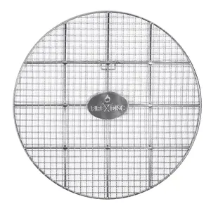 The FireDisc 380 Grate: Ultimate Steaming Grate Cookware Stainless Steel Steamer Sturdy Oil Portable