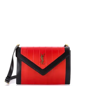 Pre-owned Yves Saint Laurent Leather Shoulder Bags Saint Laurent Gaby Envelope Satchel Vertical Quilted by Rebag