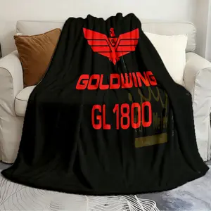 Stylish Blanket Goldwing Gl1800 703 Spring and Autumn Quilts Great for sofas and beds air conditioner printed soft and warm bedspread