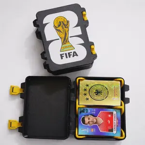 2026 Soccer Sticker Storage Box – Large Capacity Collector Case