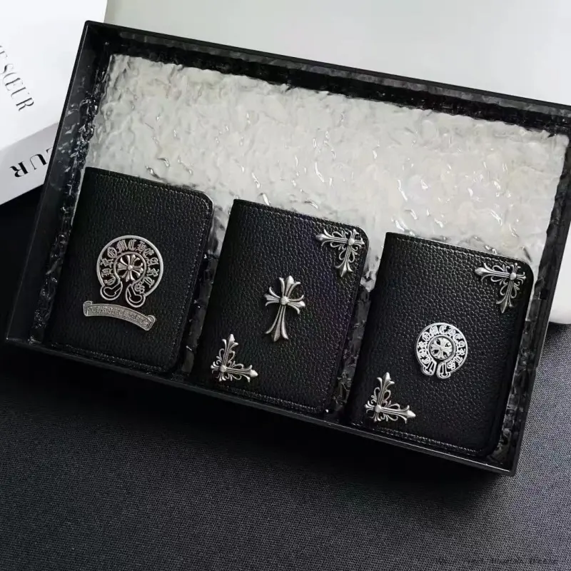Men's stylish designer short wallet, made of genuine leather, a beautifully crafted card holderwallet