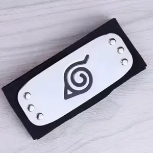 2pcs New Akatsuki organization Uchiha Itachi cool personality anime peripherals fashion metal forehead protection headband