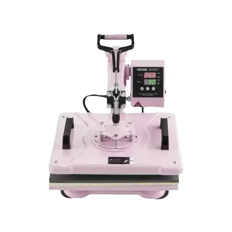 SucceBuy Heat Press Machine 12x15 inch  8 in 1 Heat Transfer Machine 360° Swing
