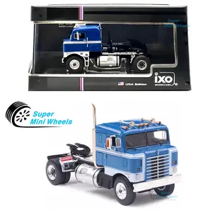 IXO Models 1:64 1950 Kenworth Bullnose Semi Truck – Blue