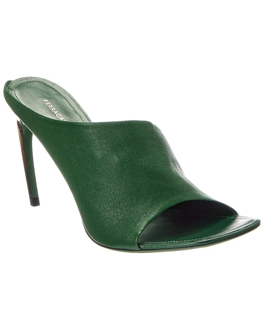 Ferragamo Nymphe 85 Leather Sandal