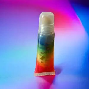 Rainbow Pride Passion All Natural Lipgloss. All clear & Glossy Never Sticky