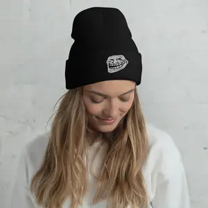 Troll Face - Cuffed Beanie
