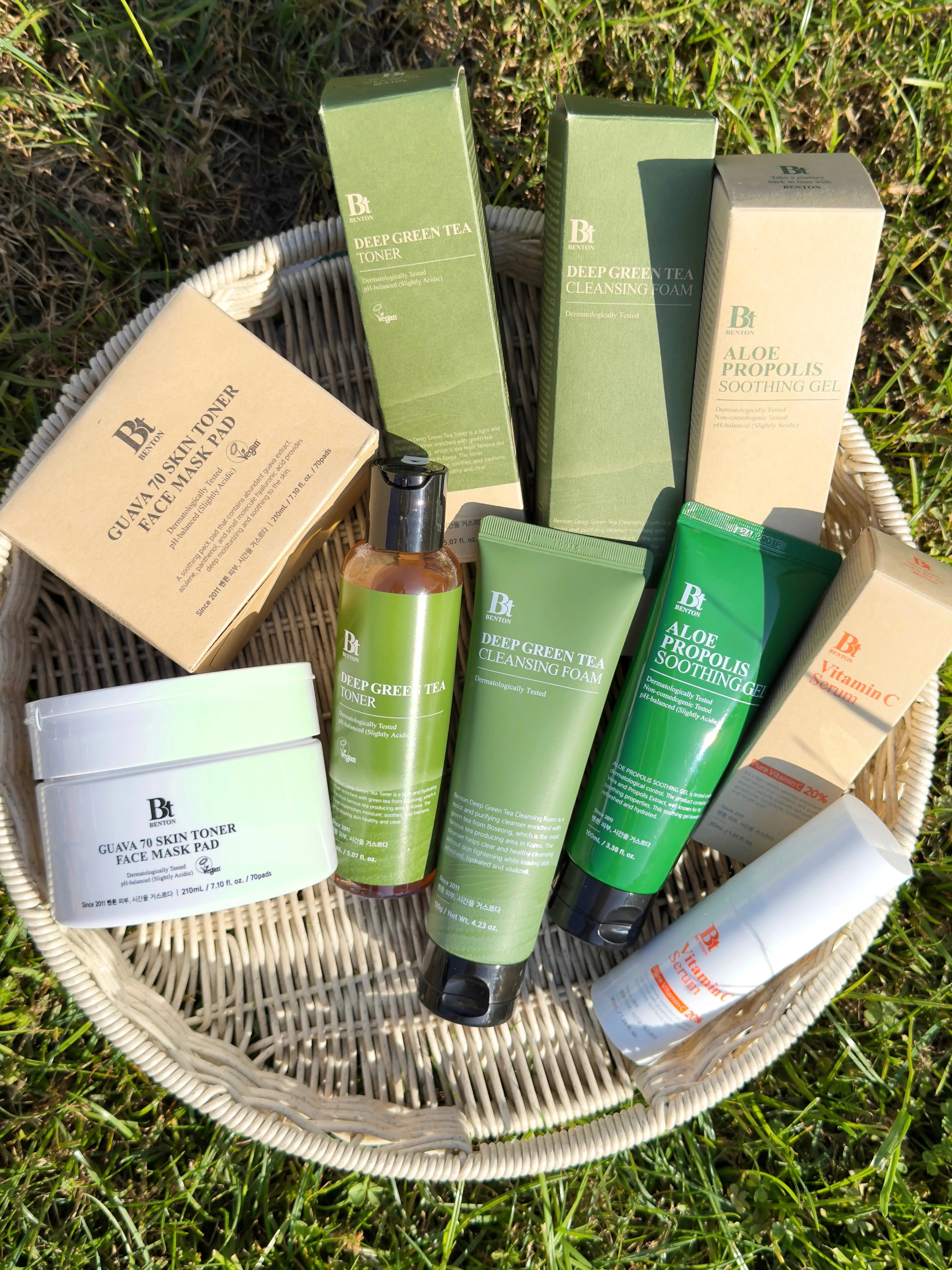 BENTON No Filter Needed 5-Piece Skincare Set MOTHERS DAY SALE Green Tea Moisture