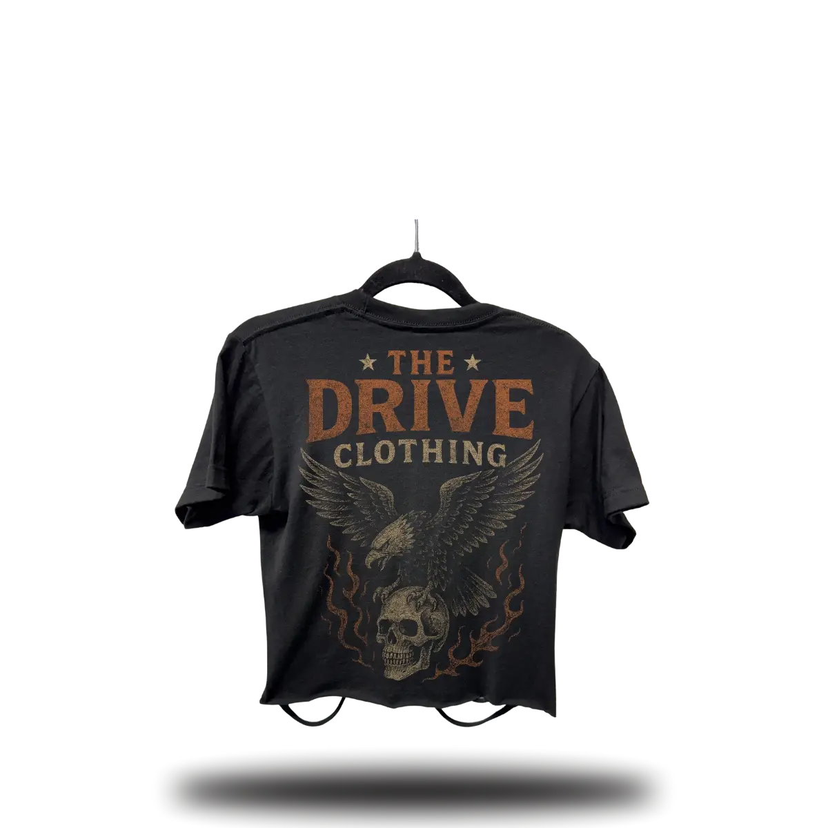 TDC HERITAGE EAGLE ROAD RASH FRONT SLASH CROP TOP