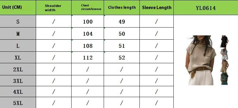 Women's Knitted Sleeveless Pocket Casual Rib Pullover Vest