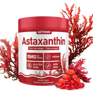 Premium Astaxanthin 15mg — Natural Eye Antioxidant Supplement (90 Softgels)