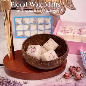 Set of 6 botanical organic 100% soy wax melts