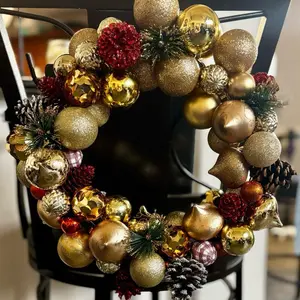 Handmade Deco Mesh Custom Wreaths for Room Decoration - Personalized & Versatile Ornaments for Doorways & Walls