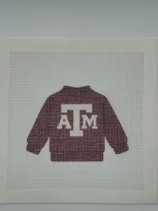 Texas A&M Sweater Needlepoint Canvas