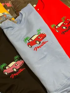 Miata NA Embroidered Sweatshirt, JDM Inspired Sweater, Automotive Embroidery, MX-5 Embroidered Sweatshirt, Miata na Lover Sweater Pullover Hoodie Garment