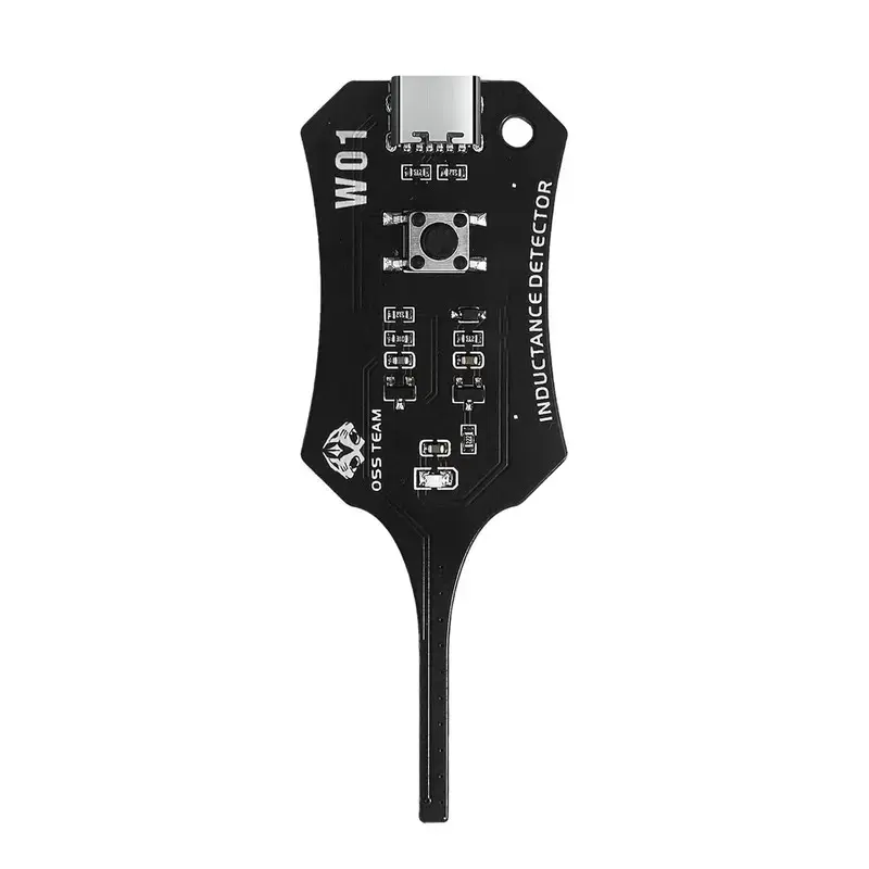 Type-C Inductance Tester Motherboard Coil Tester Electronic Circuit Board Inductor Detector for Phone Motherboard Component Repair Electromagnetic Induction Quick Fault Check Tool High Precision Tester OSS W01