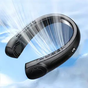Portable Neck Fan, Wireless Cooling Fan, USB Rechargeable Fan, Adjustable Speed, Long-Lasting Battery, Small Size, Quiet, Summer Cool Down, Sports Leisure Gear