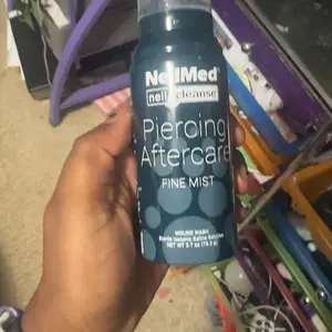 NeilMed Piercing Aftercare Sterile Saline Spray for Nose & Body Piercings, Gentle Healing Treatment, Duo Travel Bundle - 2 x 75mL Fine Mist Cans, Nose Piercings, Travel Size, Preservative-Free, Pharmaceutical, Healthy, Hydrating, Moisturizing, 9Mg, Cruelt