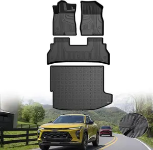 Original 2024 2025 2026 Trax Floor Mats & Cargo Liner for Chevy Trax All Models - Custom Fit Trunk Mat - All Weather Car Mats for Chevrolet Trax 2024 2025 2026 Accessories 1st & 2rd Row Mat
