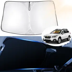 Canvcle Windshield Sun Shade for 2015-2019 Subaru Outback Foldable UV Protection Sun Visor Protector Blocks 99% UV Rays & Heat Keeps Car Cooler