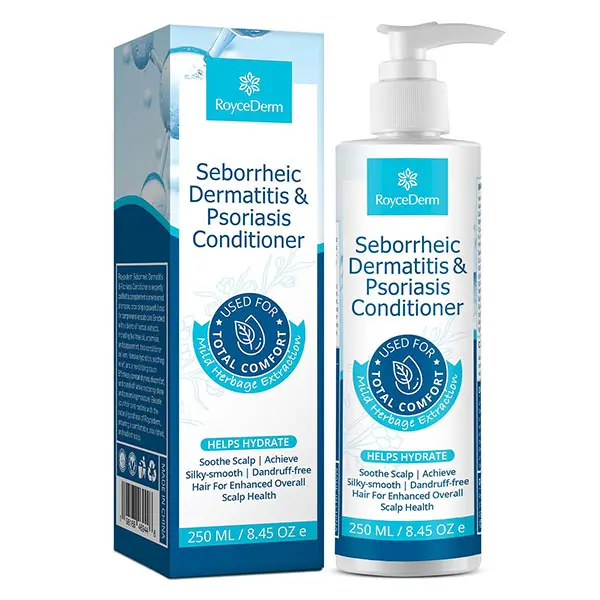 Roycederm Scalp Care Conditioner for Dry, Itchy & Flaky Scalp - Hydrating Formula for Oily Hair & Dandruff-Prone - Daily Moisturizing & Balancing Hair Conditioner