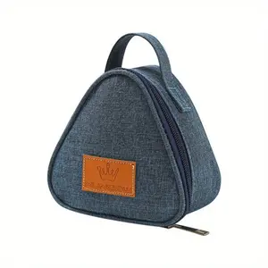 New Triangular Insulation Bag Mini Aluminum Foil Student Rice Ball Bag Cute Portable Lunch Box Outdoor Lunch Bag