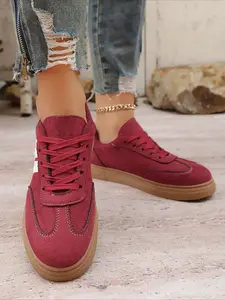 Daily Casual Shoes, Soft Rubber Sole & Flexible Structure, Perfect for Busy Daily Life, PU Leather Upper, All Seasons Wear