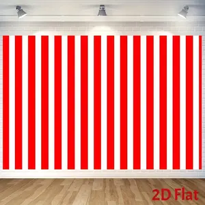 1pc Circus Backdrop Carnival Theme Trunk or Treat Decoration Banner for Birthday Photography Photoshoot Photo Booth Large Size
