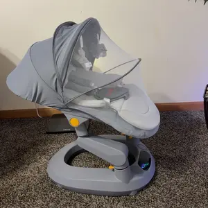 Bionic Dual-rail Multi-Motion Baby Rocker with 5 Speeds 10 Melodies Bluetooth Control Ergonomic Seat Design