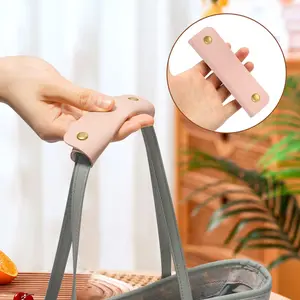PU Leather Bag Handle Protector, Anti-Chafe Shoulder Strap Cover, Ideal for Crossbody and Backpacks, Stress Relief Accessory