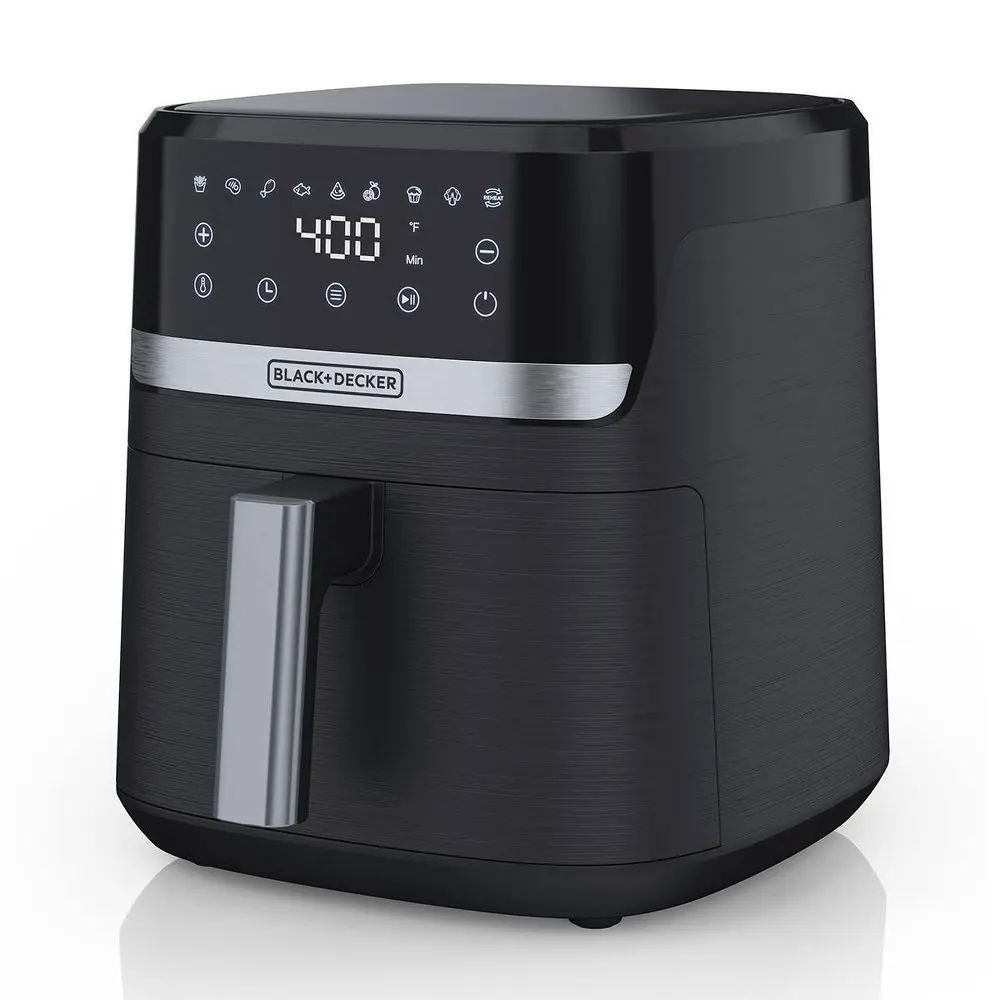PowerXL 8QT Vortex Pro Air Fryer with 9 Presets, Rapid Air Tech, XL Capacity, 400°F Cooking