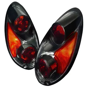 2001-2005 Chrysler PT Cruiser Tail Lights (Chrome Housing/Smoked Lens)