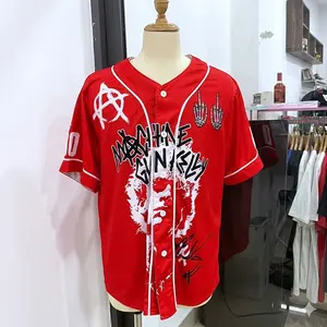 Lost Americana Vintage Baseball Jersey Retro USA Flag Graphic Button Up Shirt Streetwear Unisex Fan Apparel