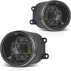YITAMOTOR LED Fog Lights Compatible with Toyota 2010-2012 Prius /2007-2014 Yaris/2006-2012 RAV4/2009-2014 Venza/2007-2008 Solara/2009-2012 Matrix/2011-2014 Sienna Automotive Car Accessories
