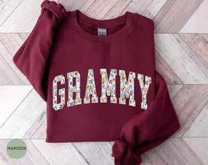Grammy Sweatshirt, Floral Grammy, New Grandma Gifts,