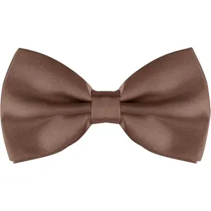 Pre-tied Solid Adjustable Bowtie Classic Tuxedo Wedding Bow Ties for Men