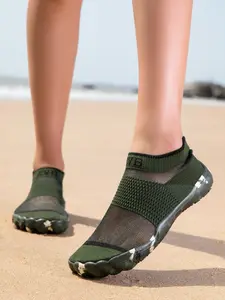 Women's Casual Hiking Shoes, Yoga Driving Shoes, Wide Head Design, Elastic Knit Fabric, Eva Sole, Comfortable Breathable Lightweight