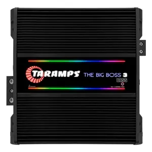 Taramps The Big Boss 3 BASS Black 1 Channel Amplifier 3000W RMS RGB 0.5 ~ 2Ohm