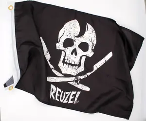 Reuzel Jolly Roger Flag - United States Outdoor Banners for Barbershops & Salons & Home Decor Wall Yard Signs