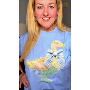 Quilted Pastel Goose