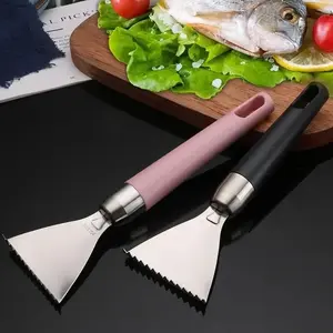 Household stainless steel fish scale scraping tool - manual fish knife for removing fish scales - small tool for scraping fish scales