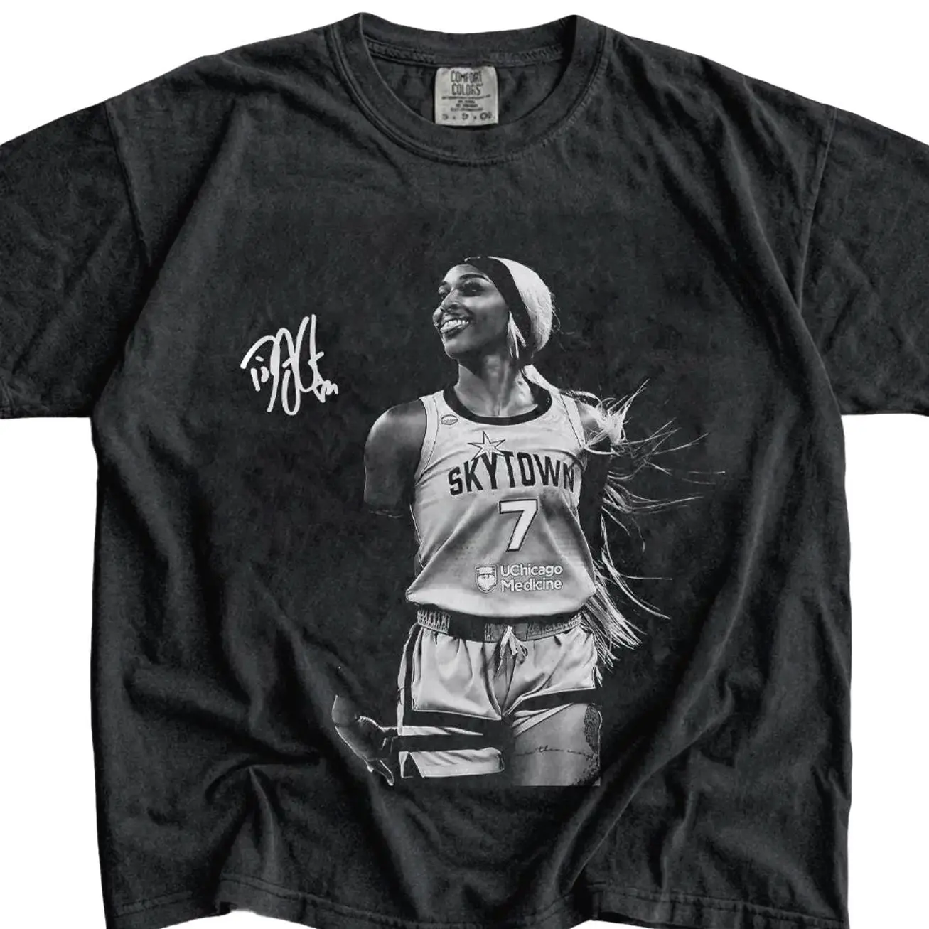 Vintage 90s DiJonai Carrington 7 Shirt, Retro Basketball Graphic Tee, Cotton
